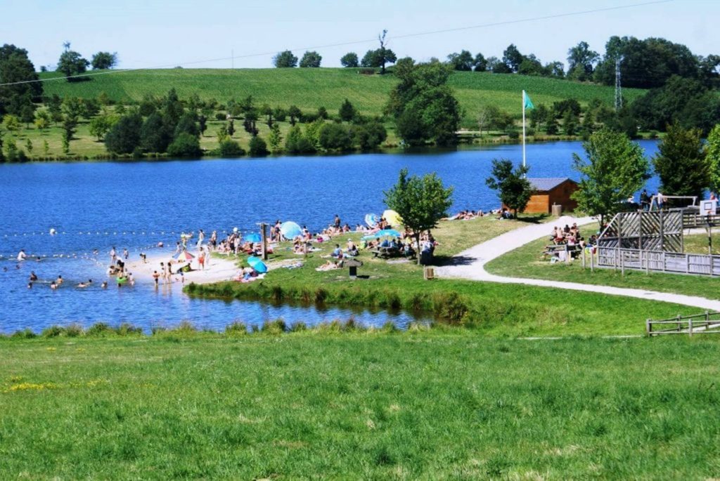 Photo du lieu de baignade PLAN D'EAU DU VAL DE LENNE